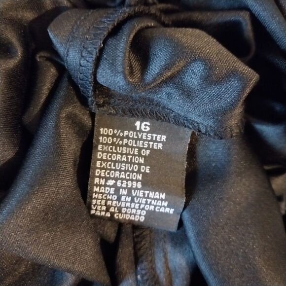 Scarlett Halter Maxi Dress Women Size 16 Black Side Zip Built In Bra Vacation - Picture 12 of 13